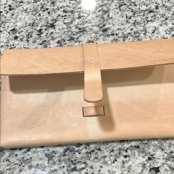 Colsen Keane Natural Tan Leather Clutch - starting to patina - Picture 4 of 5